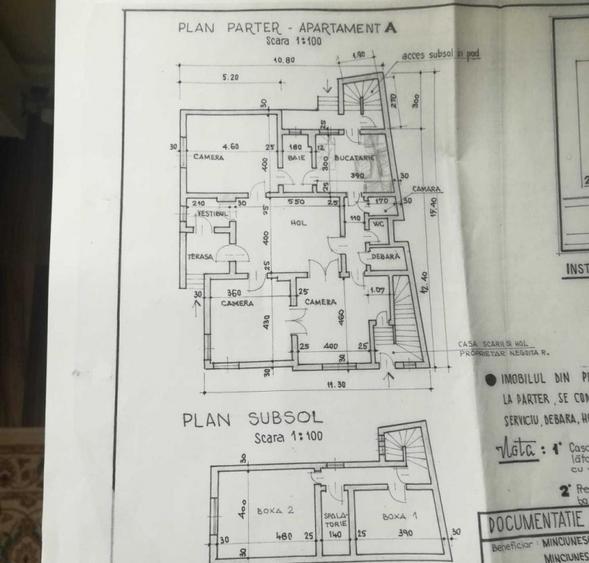 VANZARE PARTER VILĂ D+P+1 | 105,3 MP UTILI | BOXĂ 10 MP