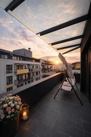 Apartament de lux cu 2 camere, terasa 25 mp,  parcare subterana – Central - 2