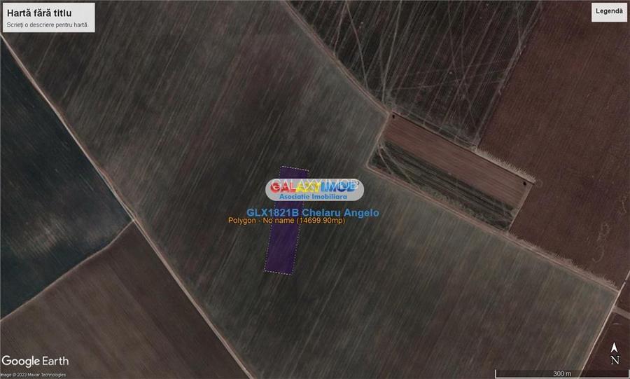 Adunatii Copaceni teren intravilan 14700 mp,deschidere 62m