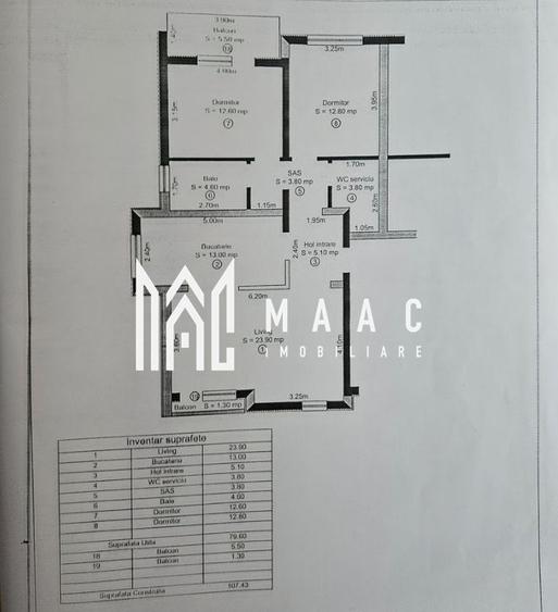 Apartament 3 camere | Decomandat | Etaj 1 | Parcare | Balcon