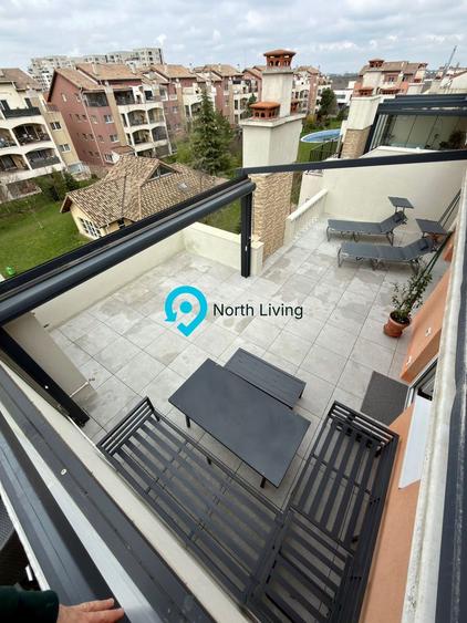 Apartament 3 camere premium renovat, terasa mare Pipera