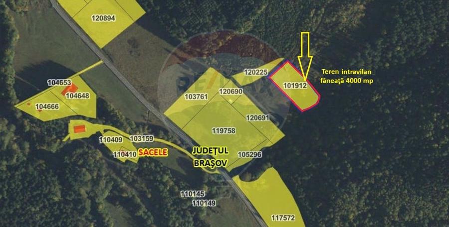 Teren intravilan, 4003 mp, Săcele - Babarunca