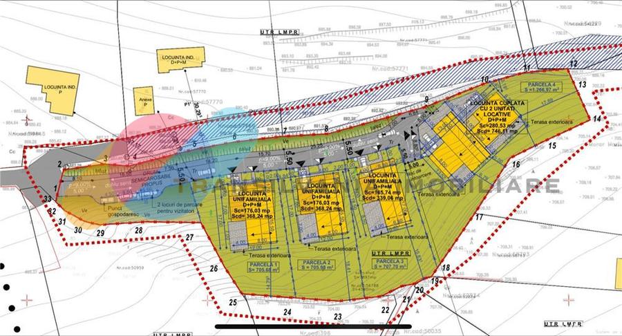 Teren intravilan construibil 860 mp, in Feleacu