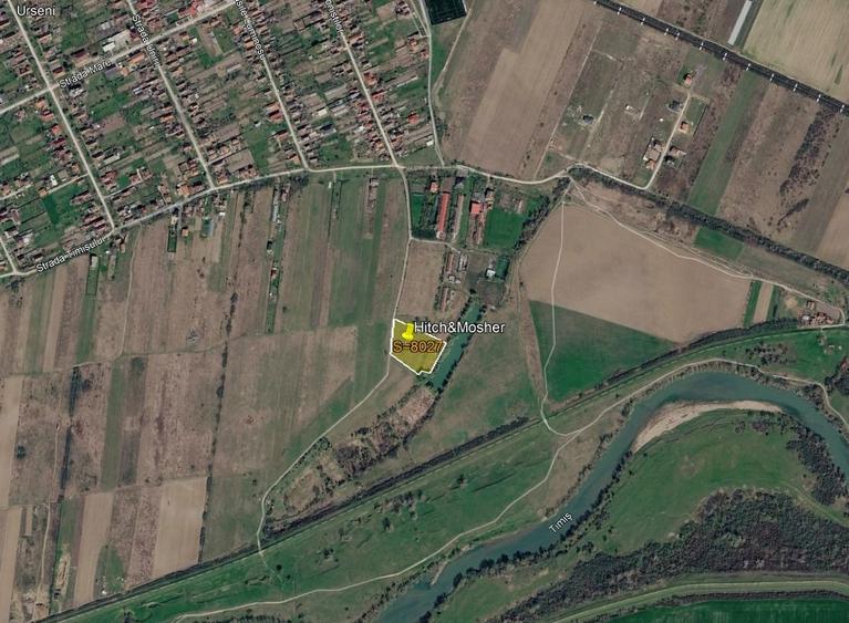 Teren de vânzare în Urseni – 8.027 mp – 10 €/mp Comision 0%