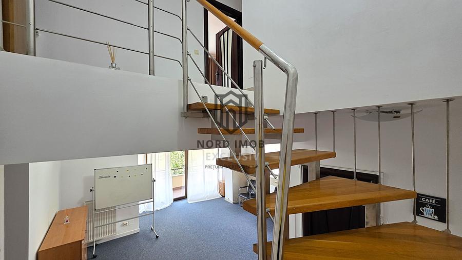 Duplex reprezentativ pentru birouri–4 camere | Recent renovat | 2 locuri parcare
