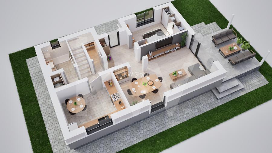 Casa individuala 5 camere in cartier nou Șură Mica - 6