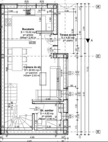 Casa 120 mp, teren 125 mp, zona Borhanci - 9