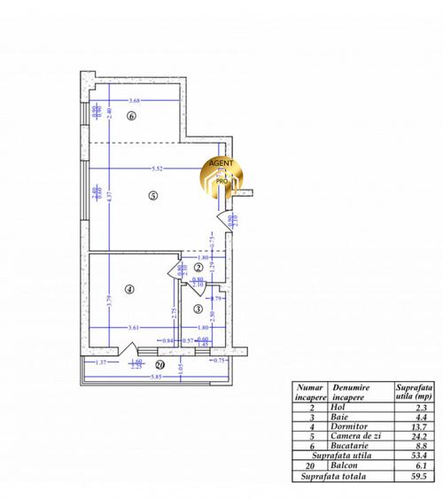 Apartament 2 camere Parter/2 | Complet Mobilat și Utilat – Otopeni Odaile - 2