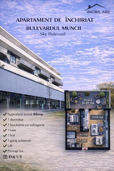 Apartament modern de închiriat