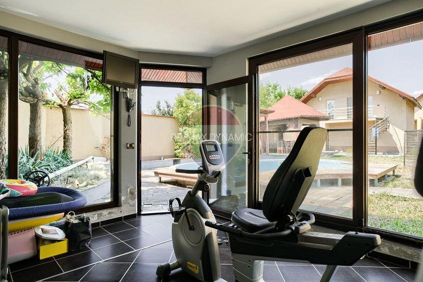 Casă modernă și spațioasă cu piscină,saună și sală de fitness – Pecica - 33