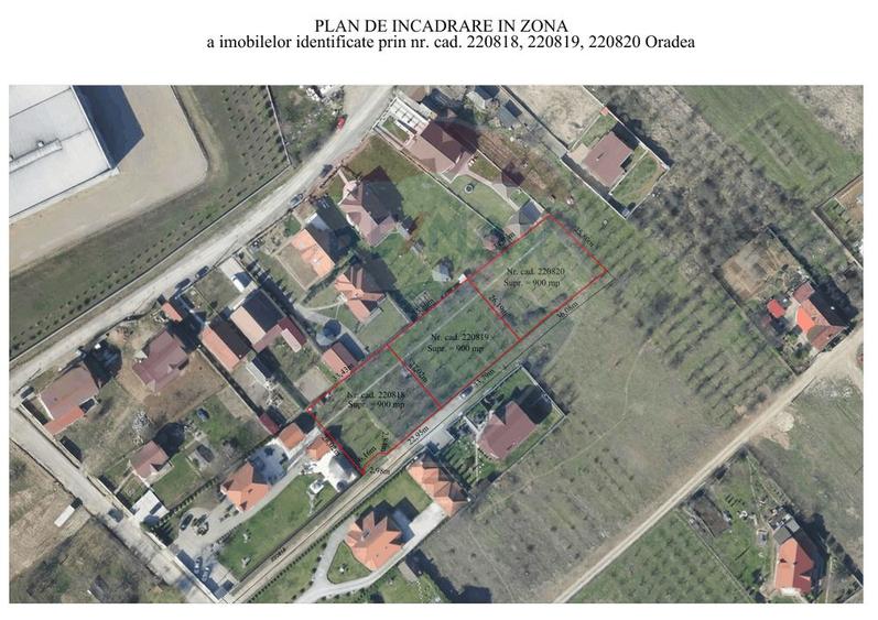 DE vânzare teren intravilan 840mp, Strada Piersicilor