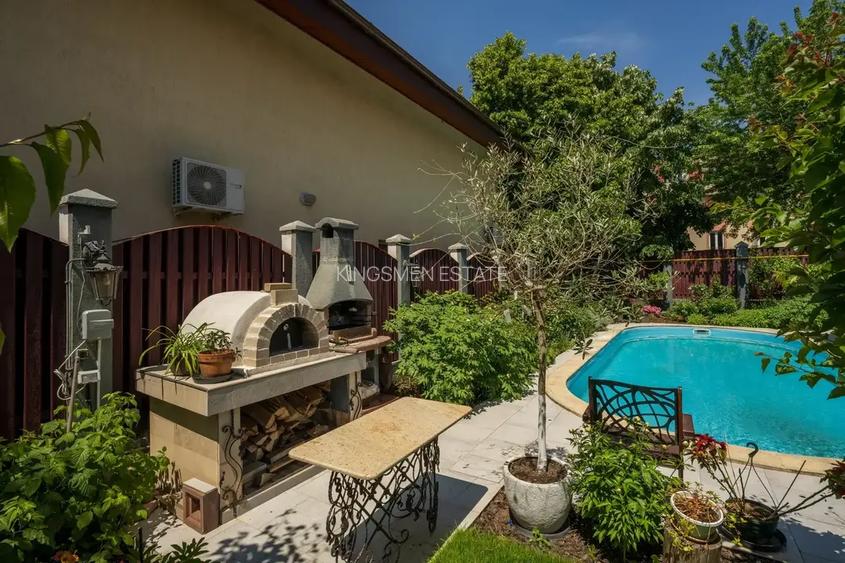 Vilă spectaculoasă cu piscină, arhitectură impresionantă – Pipera - 13
