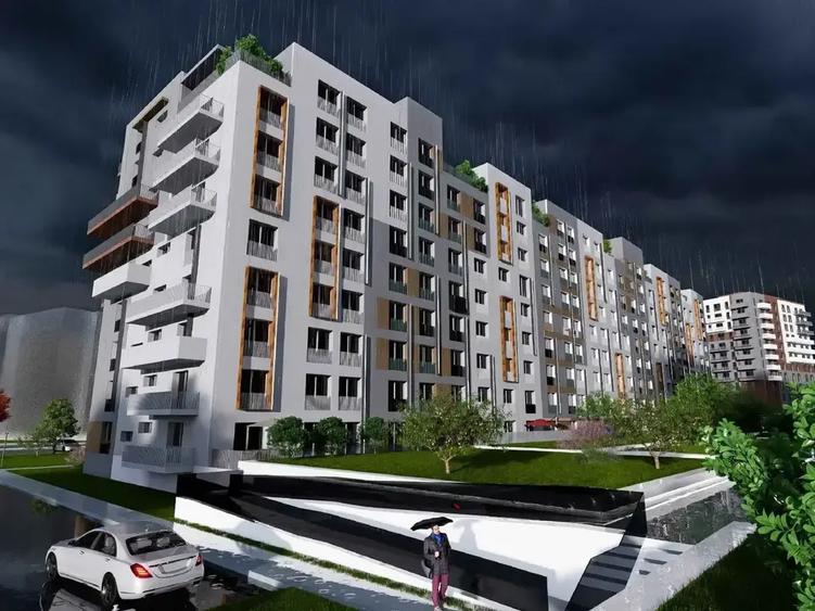 Apartament 2 camere, incalzire in pardoseala