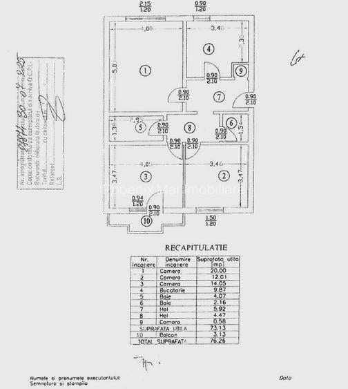 Vanzare ap. 3 cam. et.2/8, bl.1991, anvelopat , bd. Decebal - Metrou Muncii - 27