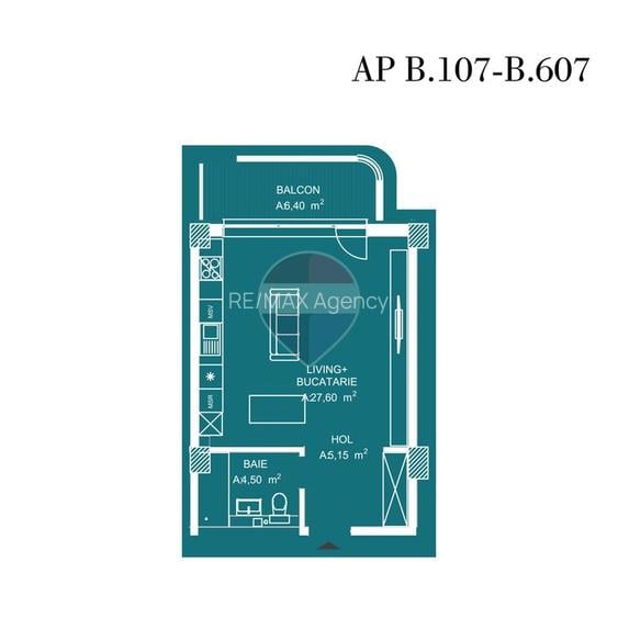 Apartament modern cu 1 cameră | Pipera | My Place North - 4