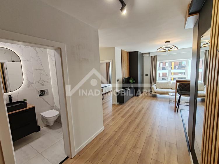 Apartament cu 2 camere, mobilat modern, parcare, Strada Tineretului