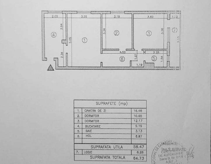 Apartament 3 Camere Iancului  Metrou