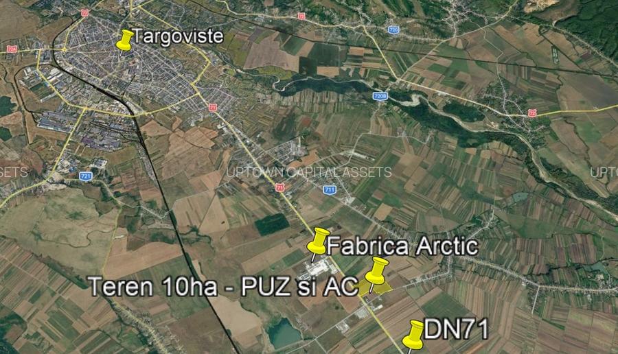 Teren industrial 10ha | Ulmi langa Arctic | PUZ-AC