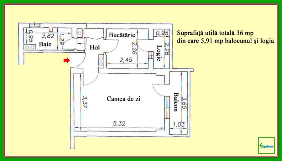 Garsoniera de vânzare, Republicii-8 Martie,  ECX04571 - 1