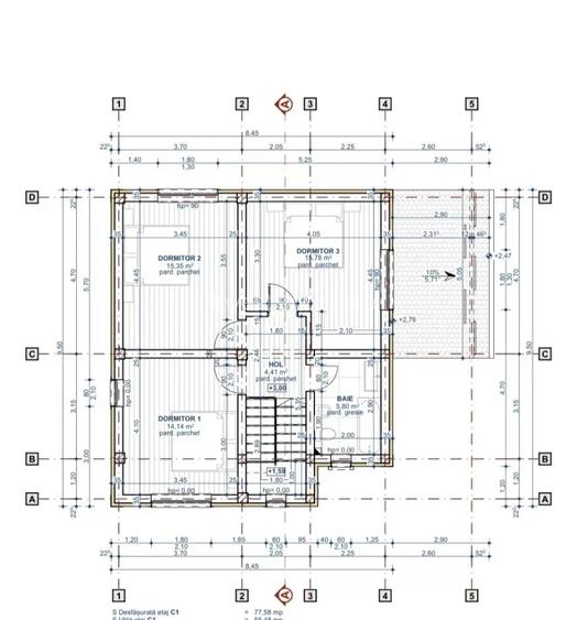 Casă individuală cu 4 camere Valea Lupului-Iași PLACĂ DE BETON! COMISION 0 - 6