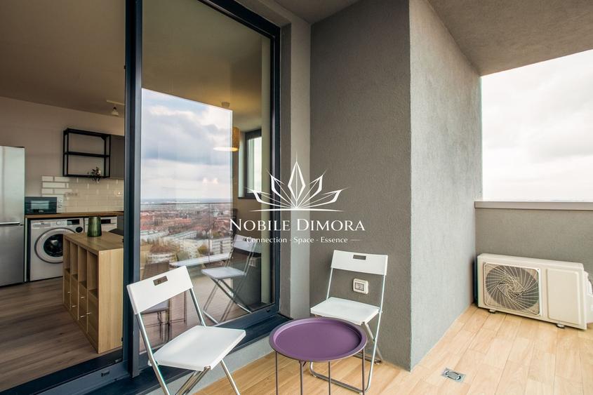 ISHO - Apartament pet friendly cu 2 camere, vedere panoramica Et.18