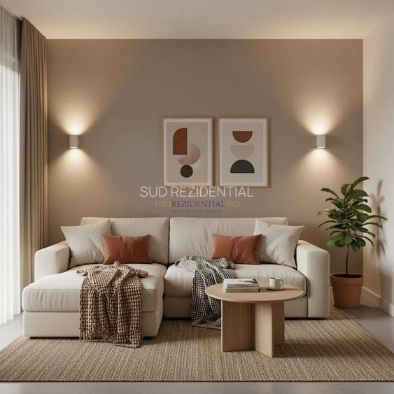 Apartament modern, terasa generoasa -2 camere, decomandat,acces metrou - 6