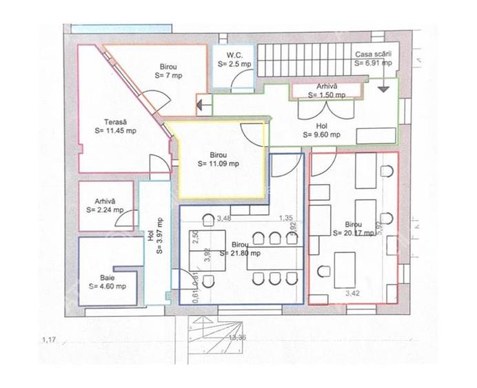 Spatiu de birouri premium 6 locuri parcare zona Calea Dumbravii Sibiu - 6