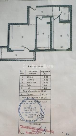 Apartament 2 camere, Aviatiei, balcon 9,5 mp - 24