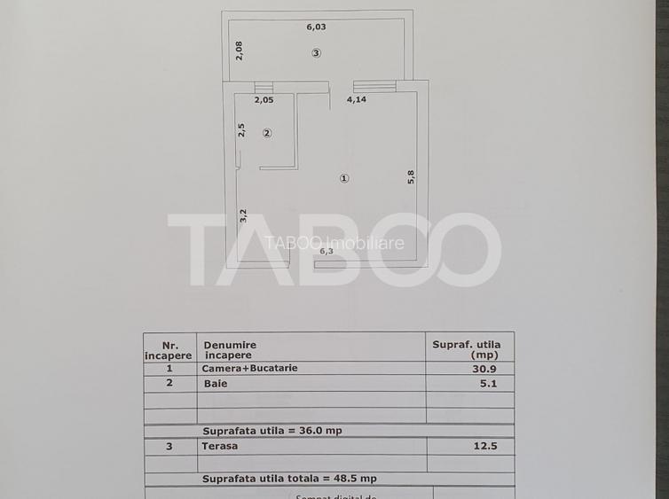 Studio de vanzare 36mp utili + terasa 12 mp la pret de DEZVOLTATOR - 3