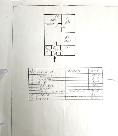 Garsoniera renovata , spatioasa , Strada Soldat Ghita Serban