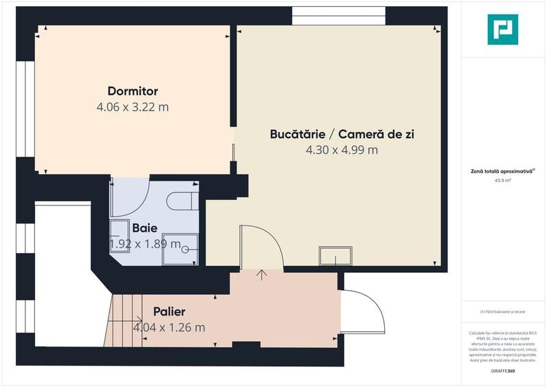 Apartament cu 2 camere în zona Șega