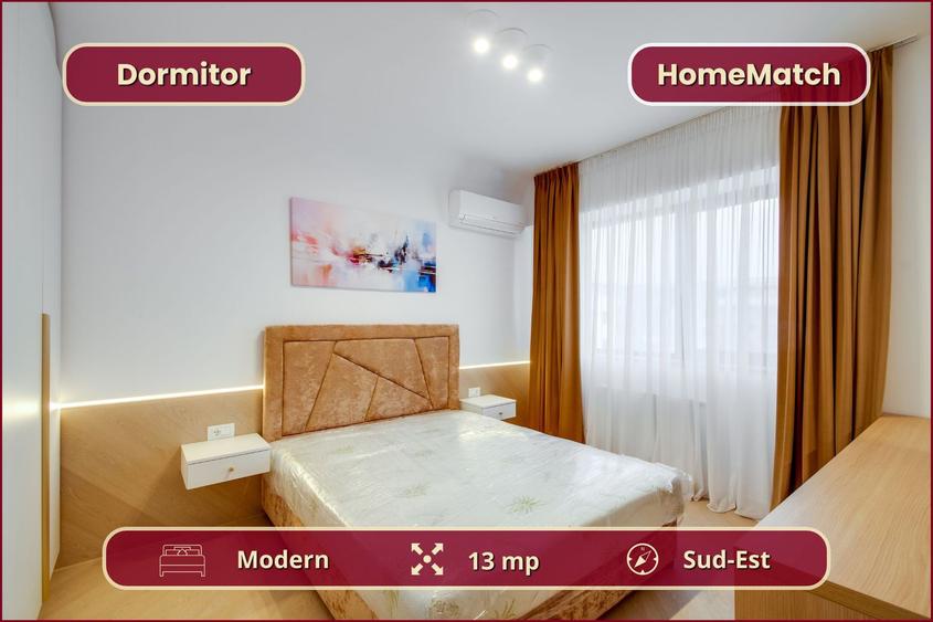 Cortina North || 2 camere || Amenajat cu designer || Comision 0%