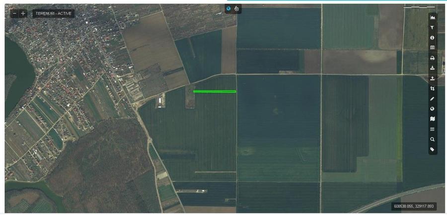 Teren industrial 9.817 mp cu acces direct la breteaua A2–DN3, Brănești