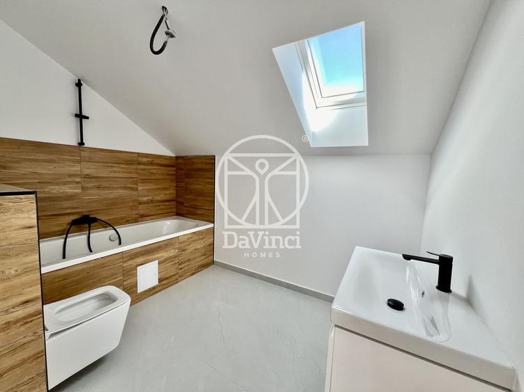 Penthouse 3 camere, 2 bai si dressing, intabulat, contoare montate