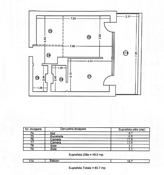 Apartament 2 camere, 2 băi, finisaj lux, orientare spre mare – Vogh Olimp  - 15