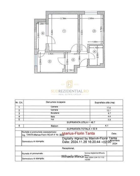 Apartament 2 camere, prima inchiriere, zona Grand Arena, Metalurgiei