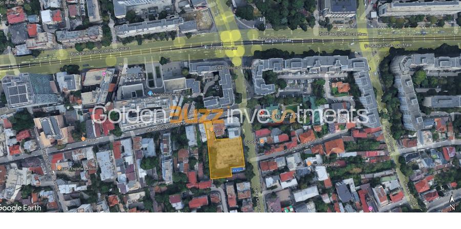 Teren 2.500 m² cu dublă deschidere – Calea Dorobanți