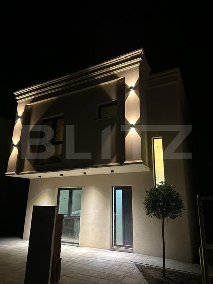 Casa moderna stil mediteranian, 400 mp teren, asfalt, zona Lisaura
