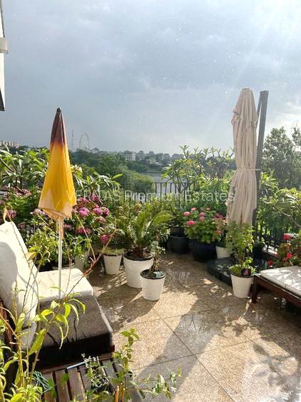 Apartament 3 camere langa parc, terasa 31 mp, vedere superba lac, imobil 2015 - 2