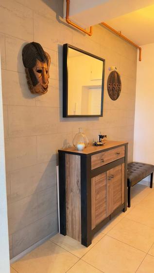 Bloc nou. Decomandat. Etaj 1. Complet mobilat. 68 mp utili. Zona Modern. Lift.