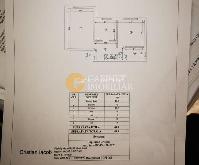 2 camere decomandat – Nicolina (Belvedere) - 5