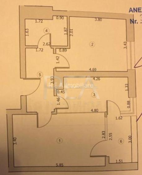 Apartament 2 camere | 60 mp | Metrou | Akcent City - 13