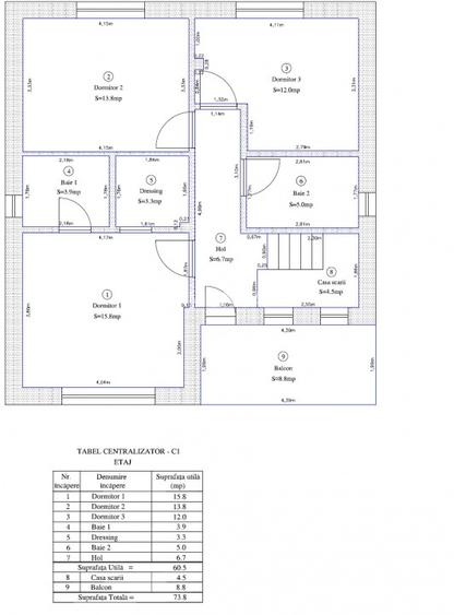 Casa 4 camere 120mp | 0 comision | Corbeanca Cantonului | finisaje la alegere - 6