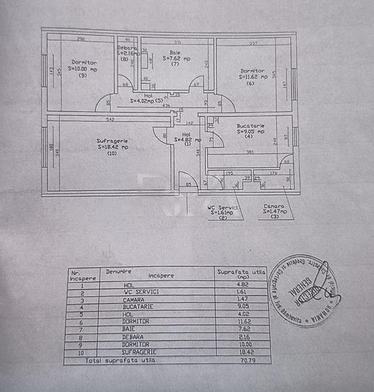 3 Camere Micro 11 | Bloc Anvelopat | Centrală