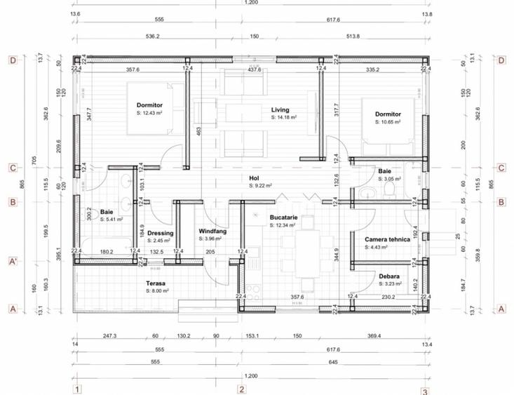 Casă plan parter 103 mp, teren 1000 mp,  66.000 euro!