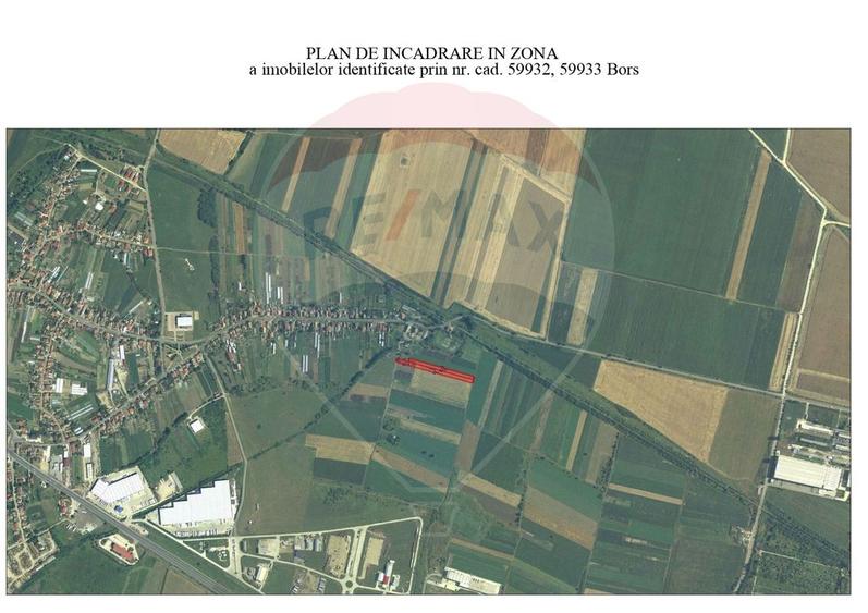 Teren de vânzare 8,800mp Sântion, Bors