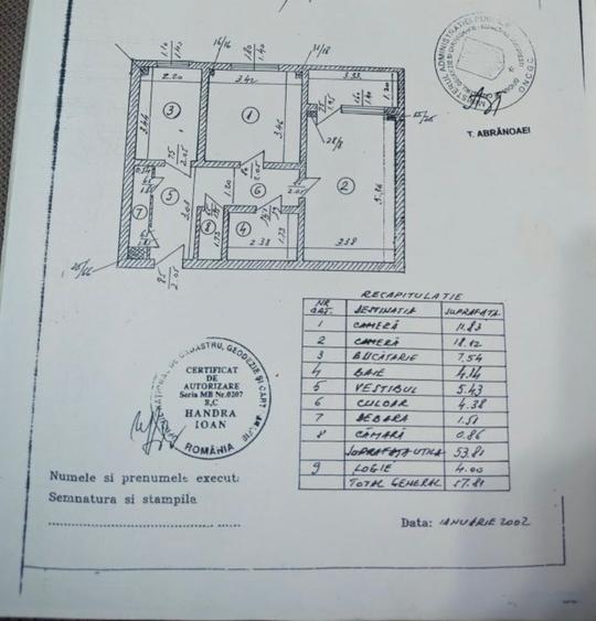 Vânzare apartament 2 camere Ozana