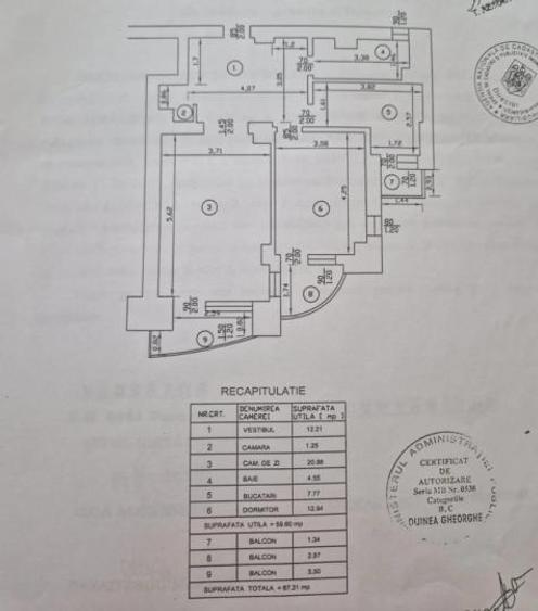 APARTAMENT 2 CAMERE 3/8 68 MP BL 2000 MONOLIT ORIENTARE SUD
