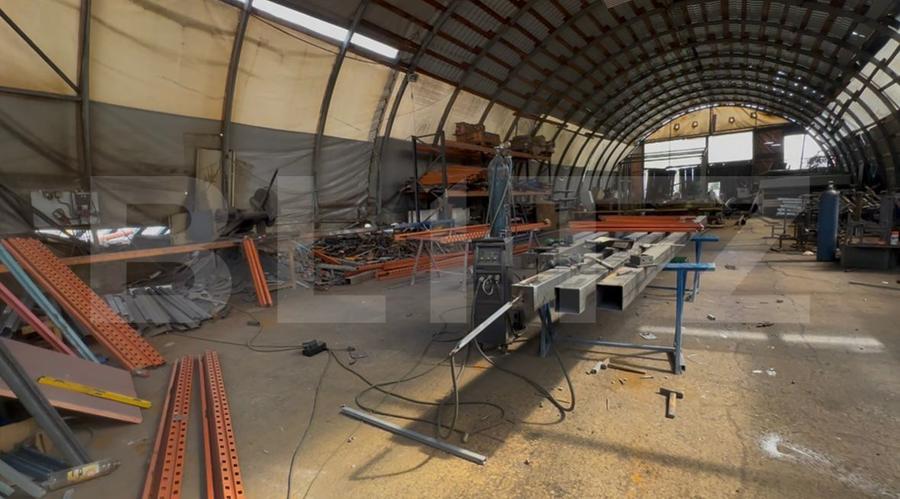 Hală producție metal 580 mp + teren 2500 mp, acces TIR – Rapoltu Mare
