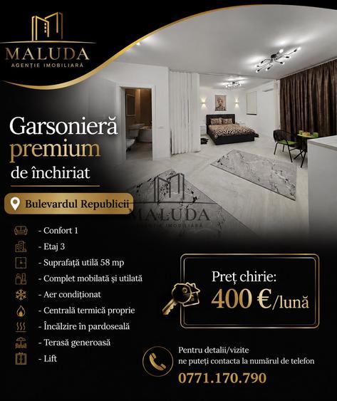 Garsonieră de închiriat